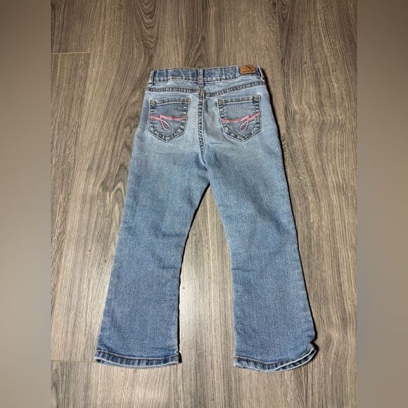 Jordache Baby Boot Adjustable waistband jeans Size 4T Excellent Preloved Conditi - Picture 4 of 4